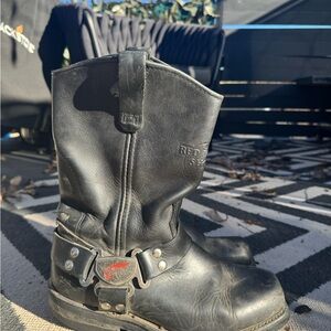 Red Wing Shoes Black Combat Boots